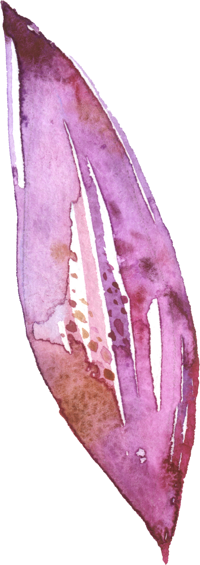 Watercolour - Watercolor Painting (694x1953), Png Download