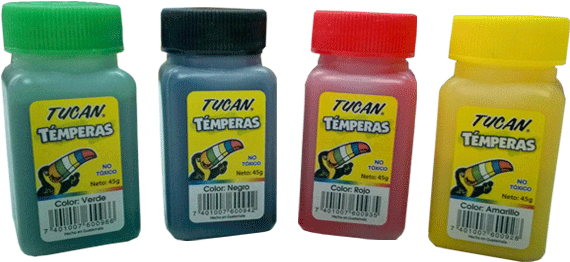 Temperas Tucan - Bottle (600x600), Png Download