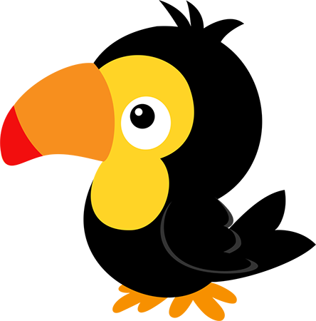 Previous - Jungle Bird Clipart (444x450), Png Download