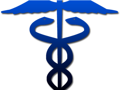 Rod Of Asclepius - Staff Of Hermes (450x300), Png Download