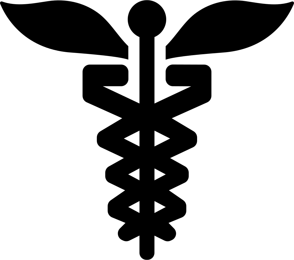 Caduceus Svg Png Icon Free Download - Caduceus Simple Svg (980x868), Png Download