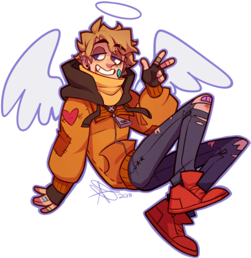 Kenny And Butters Fanart (500x509), Png Download