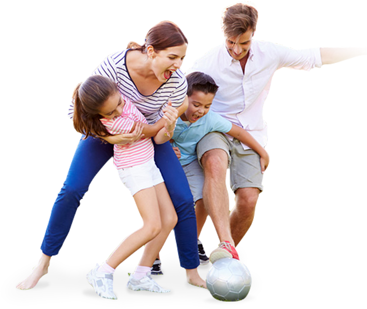 Ground Force Artificial Grass - Children Play In Garden Png (855x737), Png Download