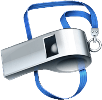 Whistle On Blue String - Whistle Icon (400x400), Png Download