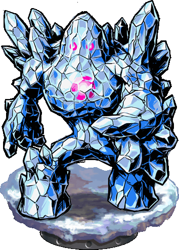 Another Crystal Golem - Crystal Golem (354x495), Png Download