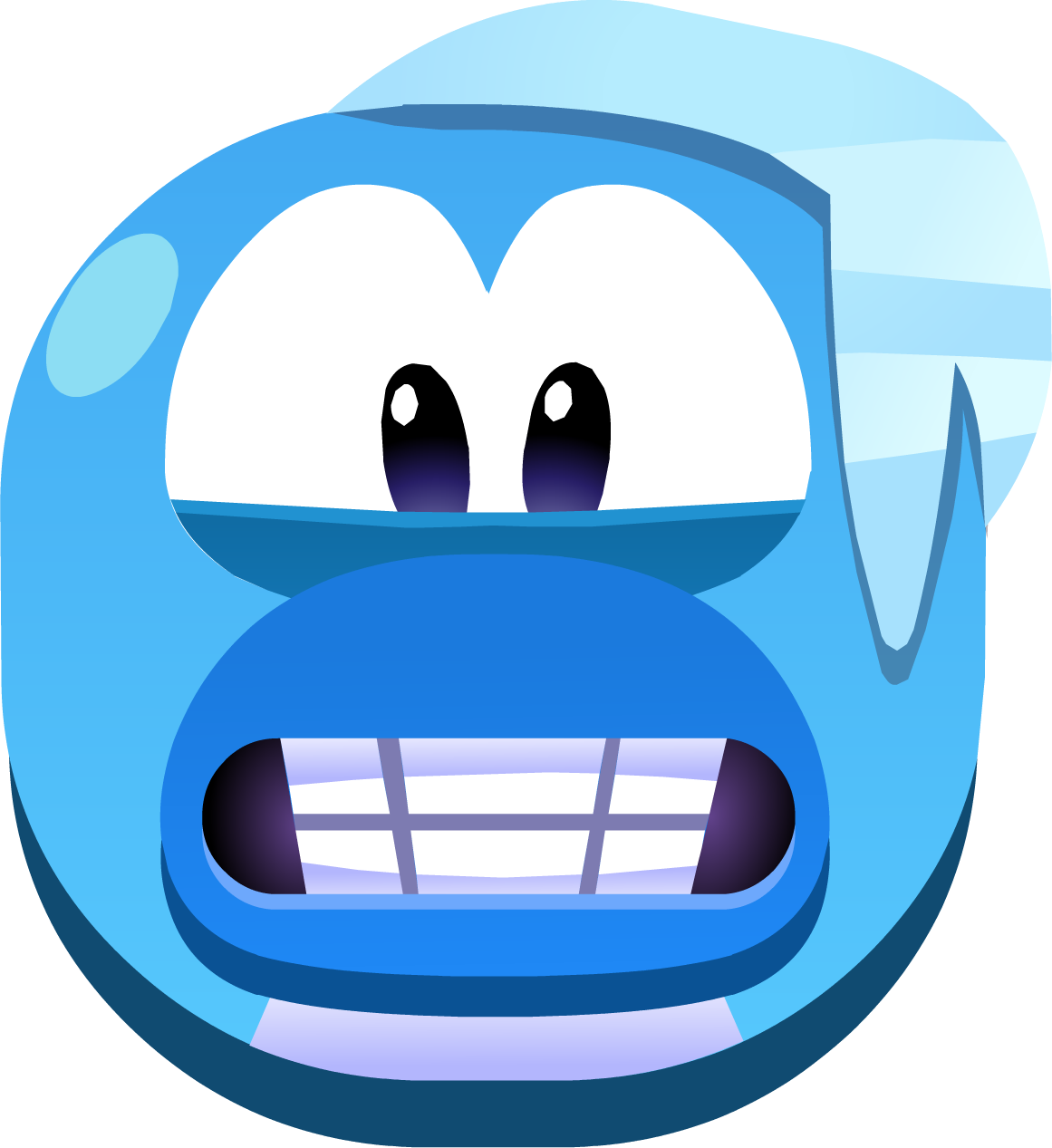 Club Penguin Island Emotes (1161x1267), Png Download