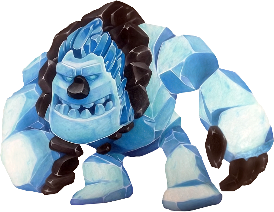 Ice Golem Render Hd - Clash Royale Ice Golem (903x699), Png Download