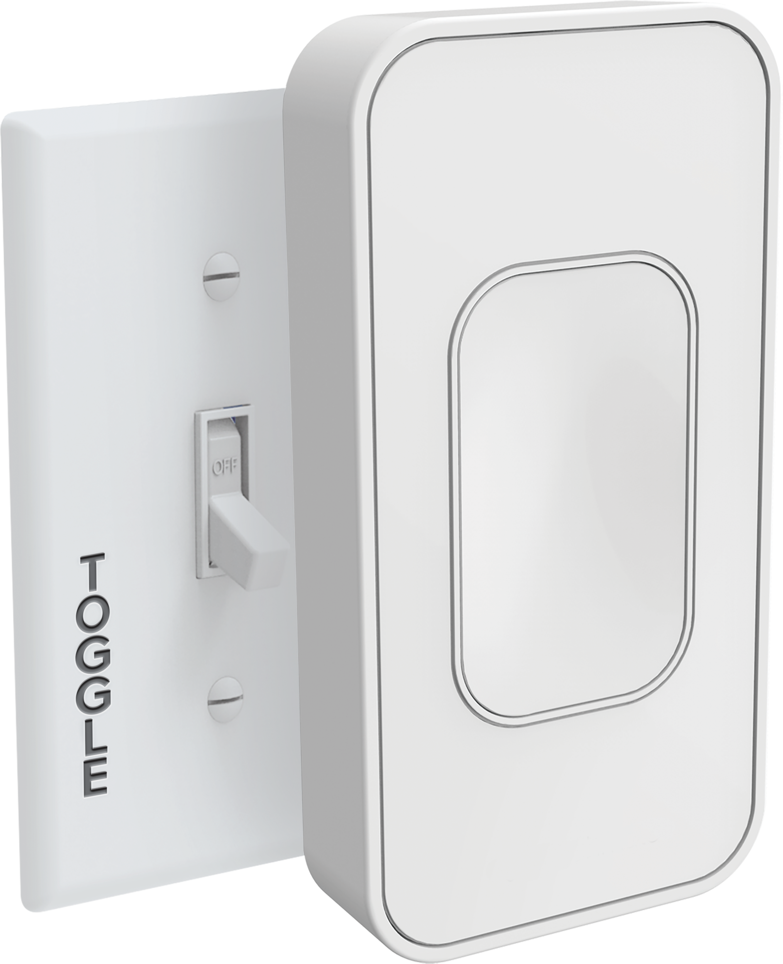 Switchmate Voice Activated Wire Free Smart Switch, - Switchmate Toggle Switch Lighting Contol - White (3000x3564), Png Download