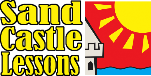 Sandcastle Lessons - Book Early Leave Happy! (517x260), Png Download
