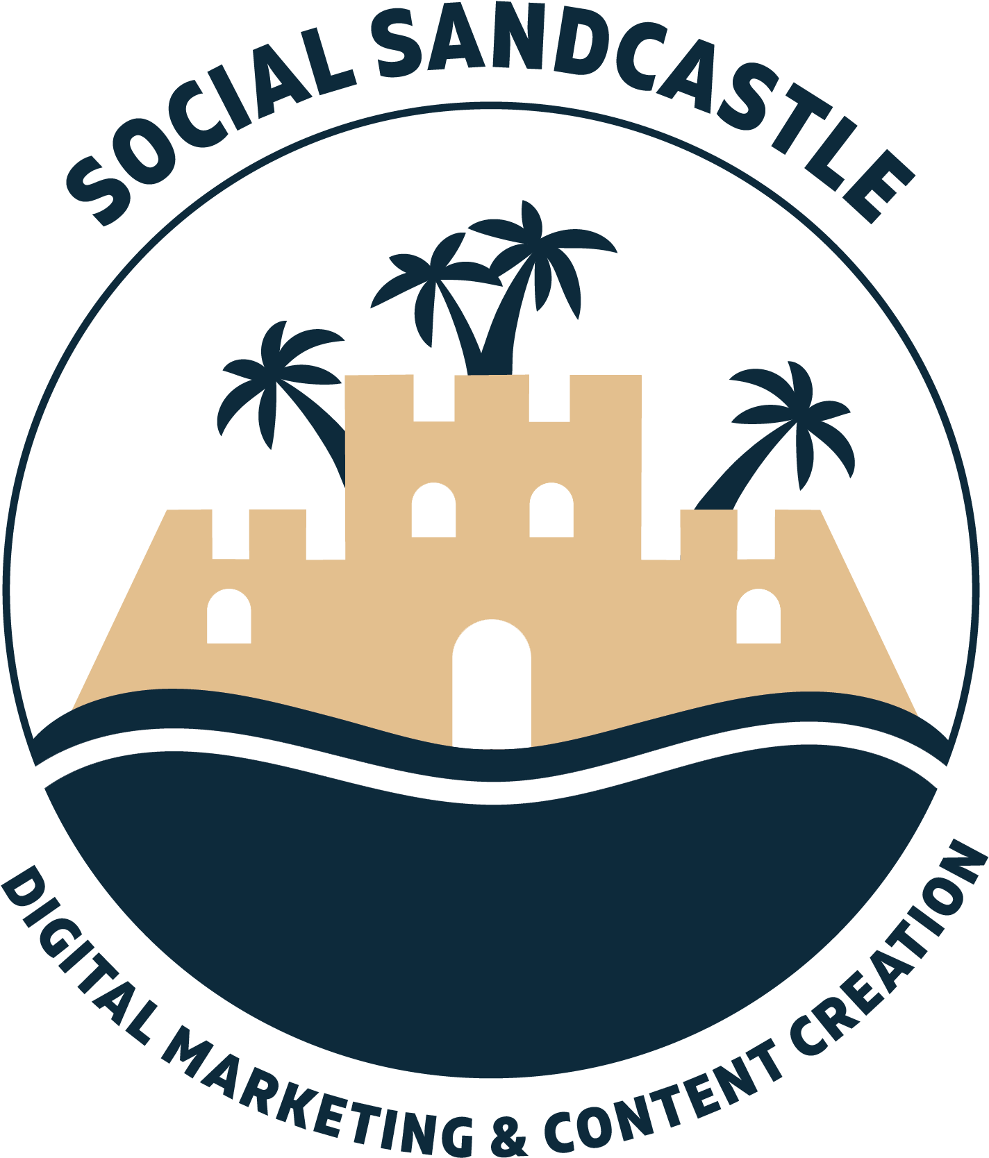 Just As The Tide Washes Away A Sandcastle At The End - Social Sandcastle (1800x1800), Png Download