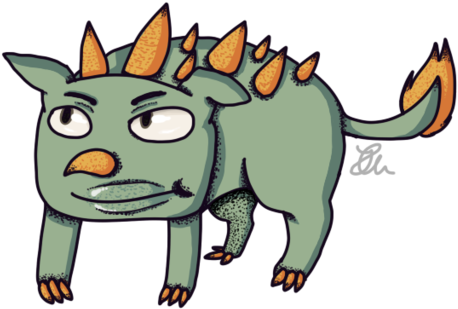 Dog Dog Like Mammal Fauna Clip Art Cartoon Tail - Dog (500x351), Png Download