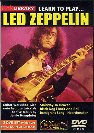 Lick Library Learn To Play Led Zeppelin Dvd Rdr0034 - Lick Library Learn To Play Led Zeppelin Guitar Dvd (666x518), Png Download
