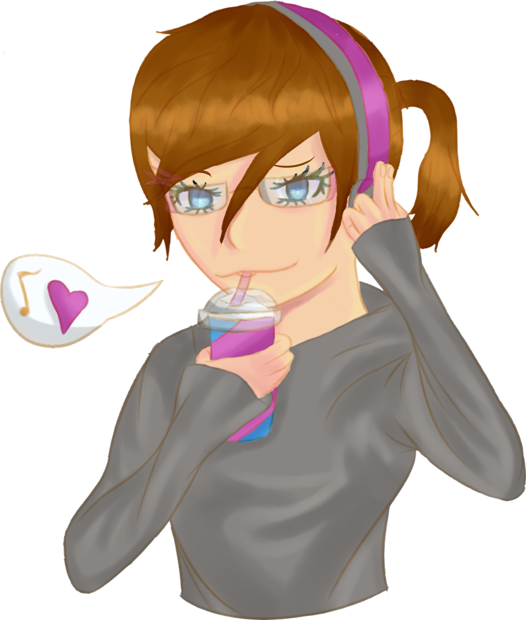 Clip Art Library Derp Transparent Music Redraw Of Hypixel - Openclipart (2250x2250), Png Download