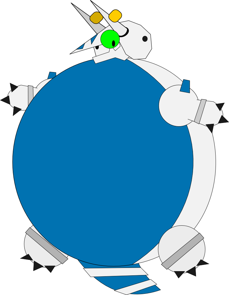 Supersonic1992's Aggron Balloon - Cartoon (769x991), Png Download