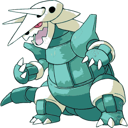 306 Aggron Shiny - Aggron Pokemon (437x437), Png Download