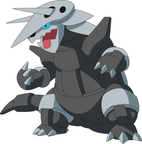Aggron Aggron - Pokemon Legendary 1001 Stickers (589x600), Png Download