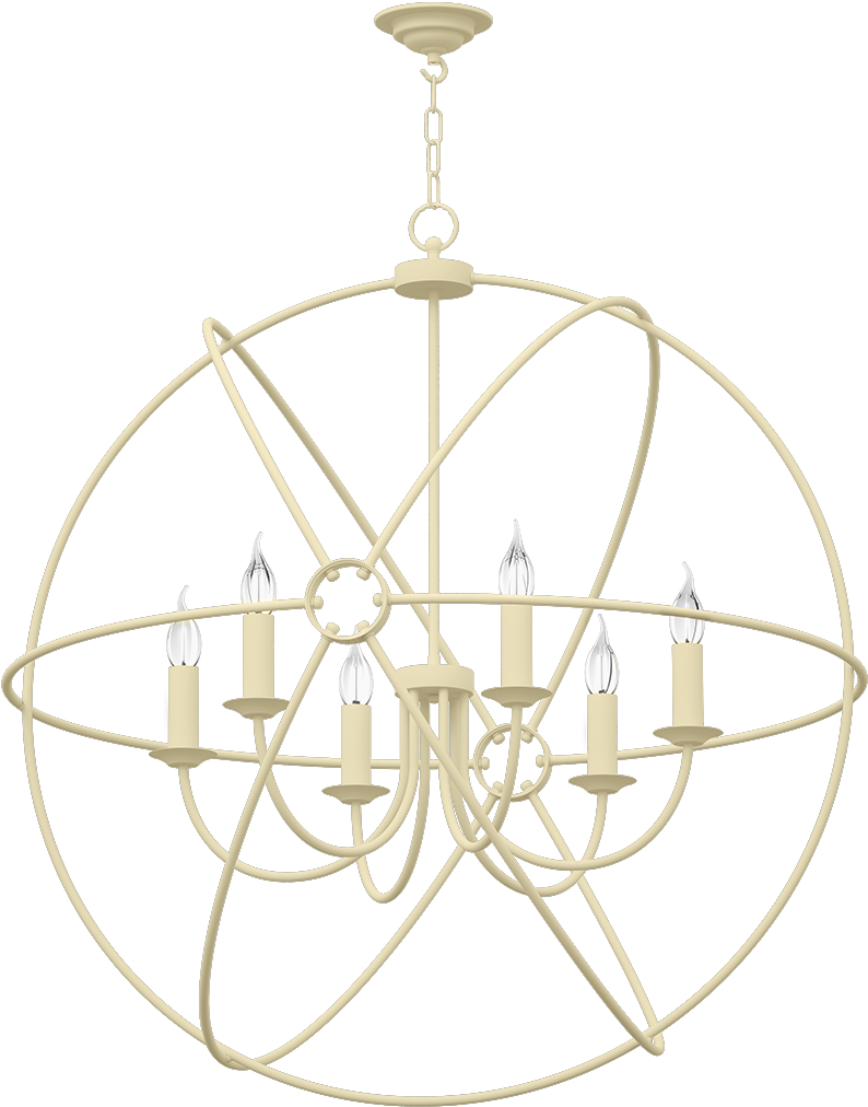 Orb Bespoke 6 Light 900mm Pendant - Chandelier (1200x1200), Png Download