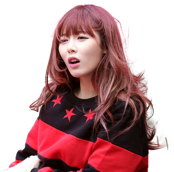 Hyuna Red Png - Hyuna Png (1024x683), Png Download
