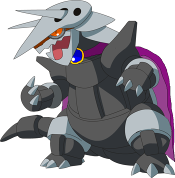 Tropers / Aggron - Super Smash Bros Ike Mod (350x356), Png Download