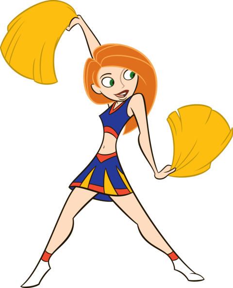 Kim Possible Cheerleader - Kim Possible (480x593), Png Download
