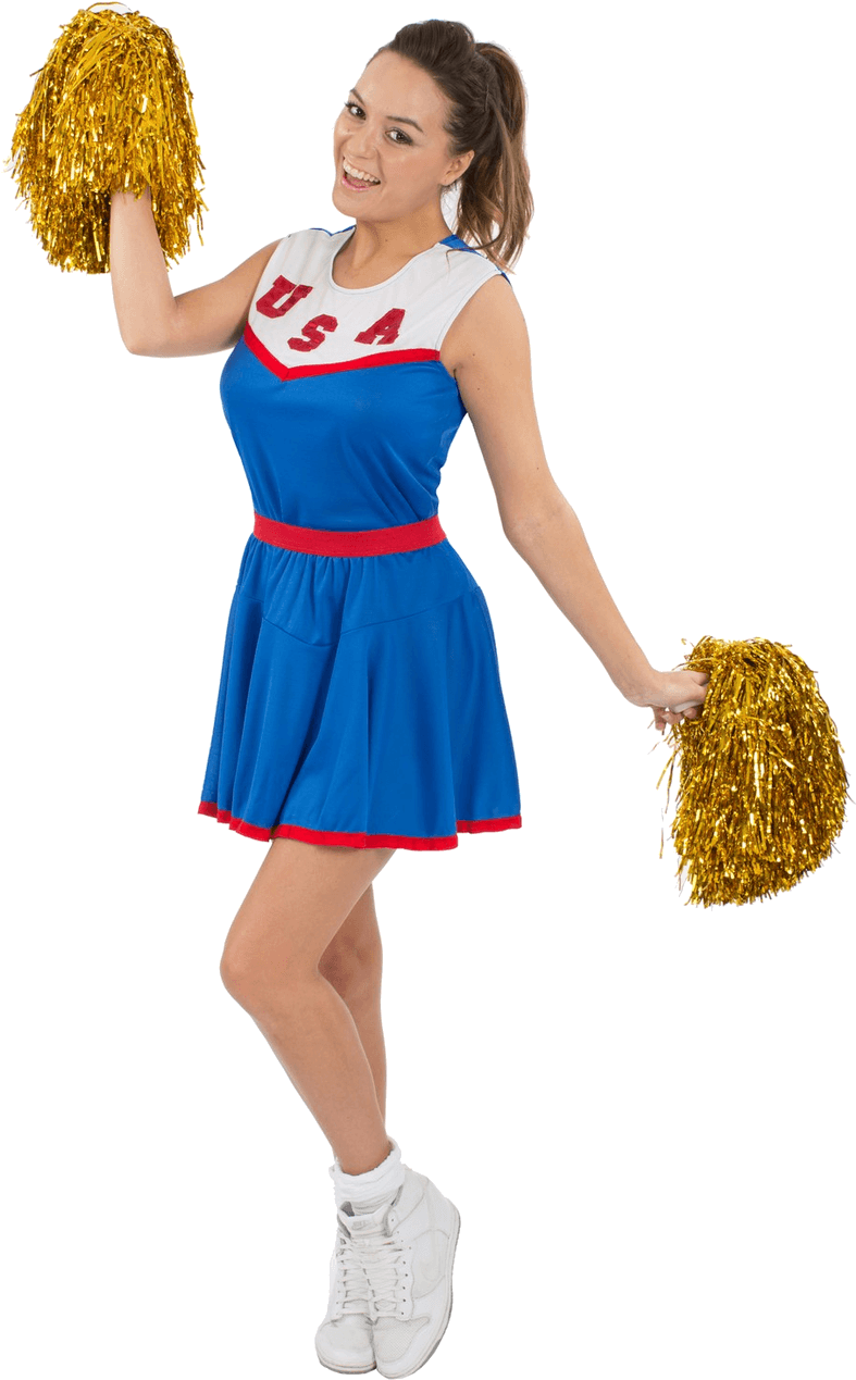 Disfraz De Porrista Mujer (800x1268), Png Download