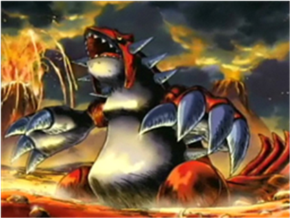 Fire Blast, Earthquake - Groudon Lv X (420x420), Png Download