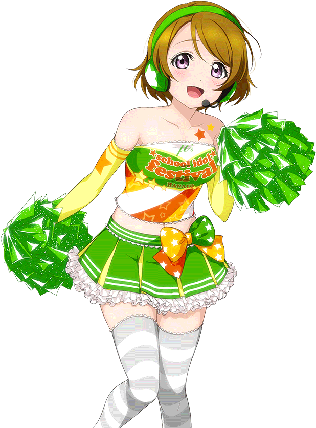 Cards Koizumi Sr Llsif En Idolized - Love Live Hanayo Cheer (1024x1024), Png Download