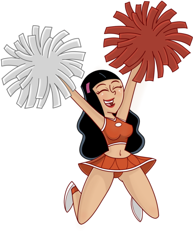 Download Clip Transparent Library Ready For Battle - Paulina Cheerleader Danny Phantom (800x848), Png Download