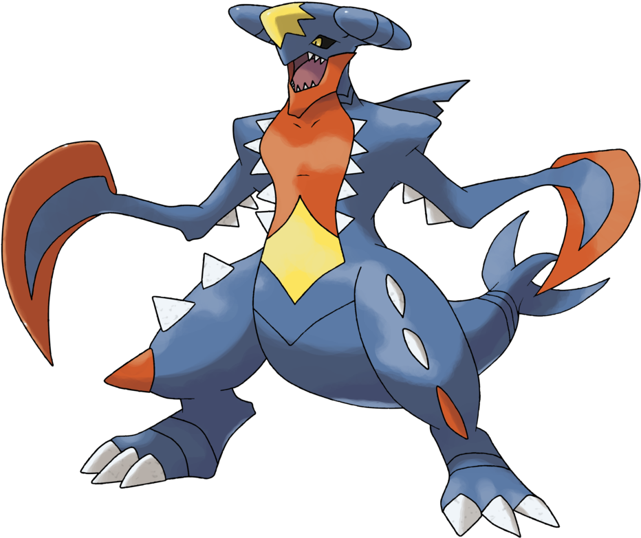 Mega Garchomp - Mega Garchomp Pokemon (969x824), Png Download