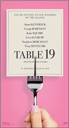 Enter To Win Advance Screening Passes To Table - Table 19 (745x420), Png Download