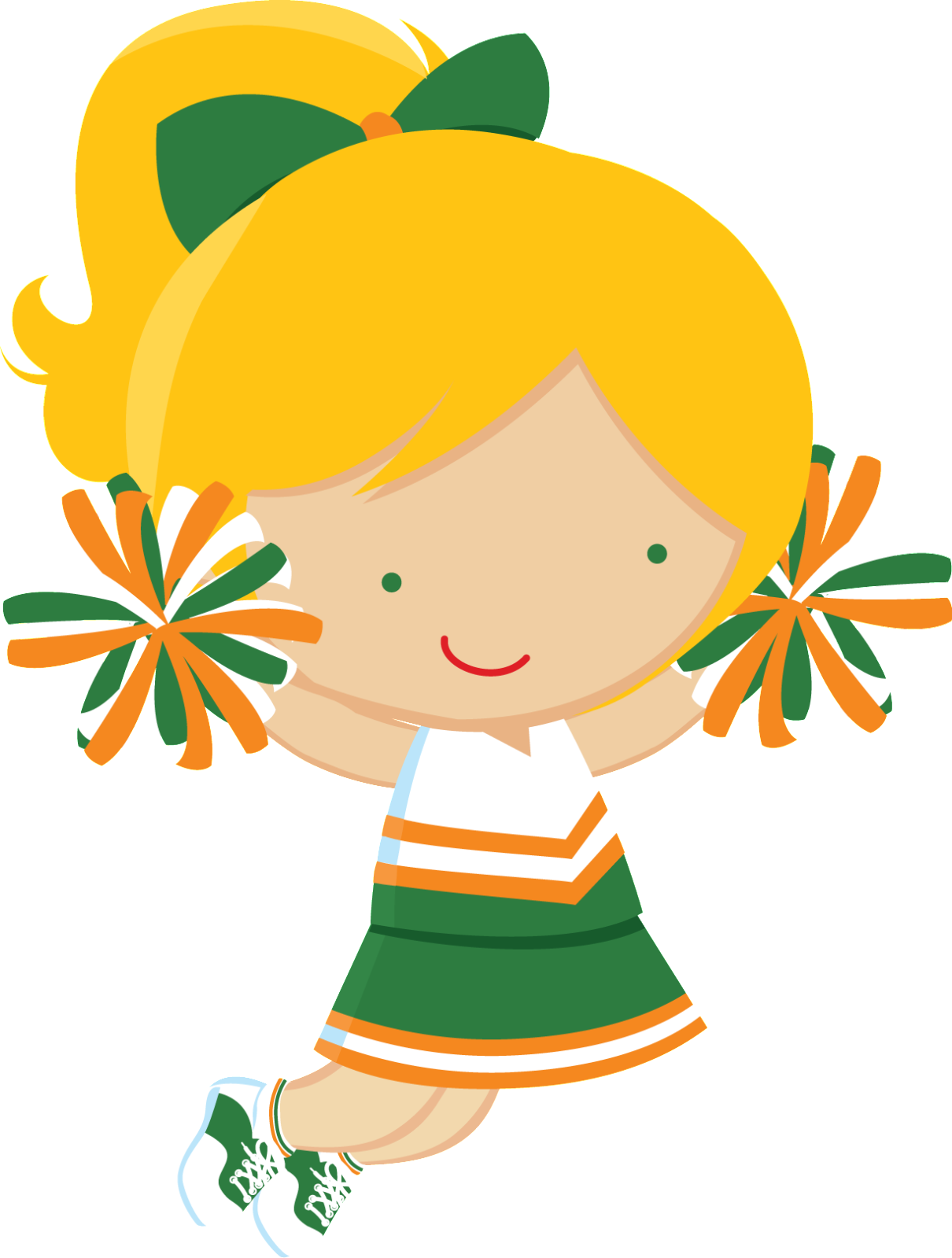 Clipart Kid Cheerleader - Lider De Torcida Brasil Png (1210x1599), Png Download