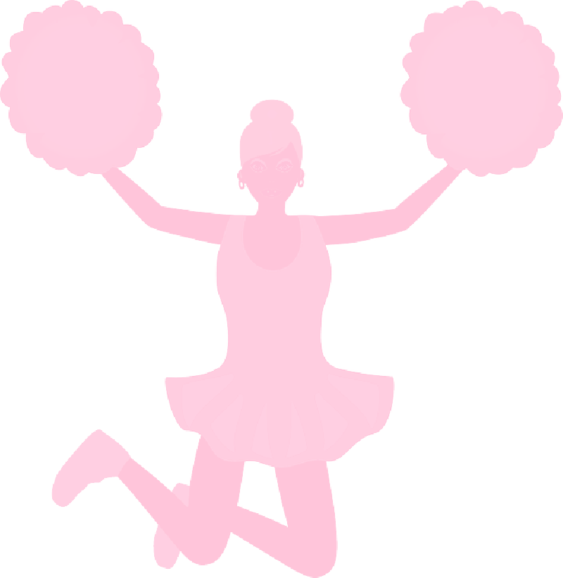 Alzheimer's - Pink Cheerleaders Transparent (800x821), Png Download