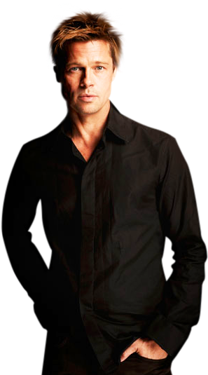 Brad Pitt Png - Bradley Pitt Png (400x540), Png Download