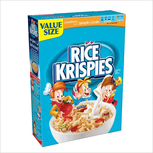 Rice Krispie Treats Cereal Box Png Png Library Download - Corn Flakes And Rice Krispies (502x502), Png Download