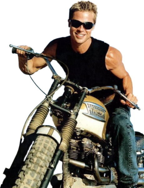 Share This Image - Brad Pitt Vanity Fair 2001 (461x600), Png Download