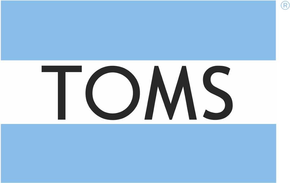 Toms Shoes Logo Png Transparent Stock - Toms Shoes (850x315), Png Download