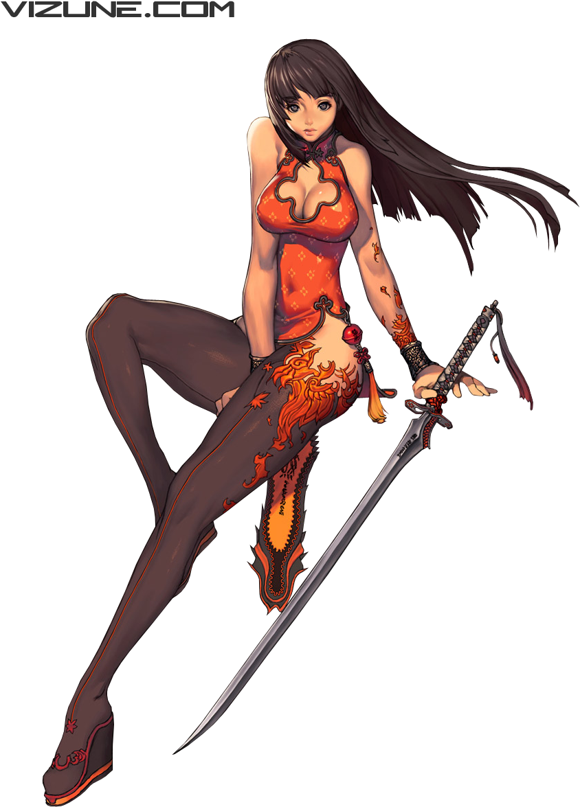 Download Render - Blade Of Soul Png (850x1200), Png Download