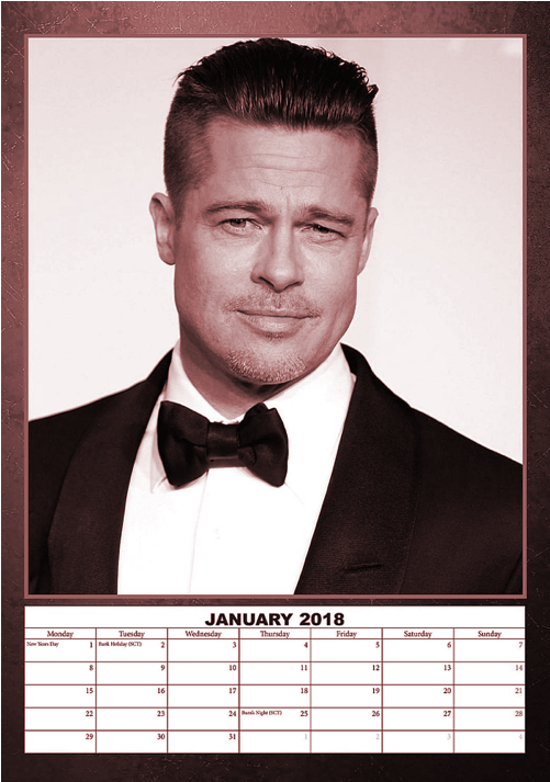 Moneyball Monday, Troy Tuesday - Brad Pitt Nueva Novia (800x1012), Png Download