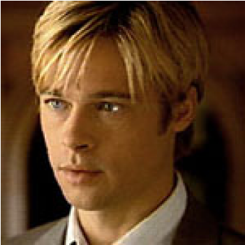Brad Pitt-beautiful In Meet Joe Black - Young Brad Pitt Joe Black (490x350), Png Download