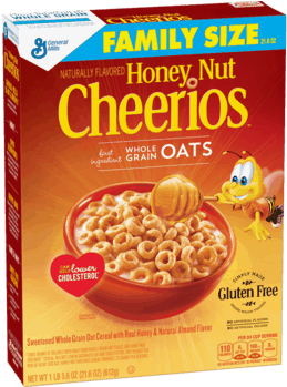 General Mills Box Tops For Education Products - Honey Nut Cheerios 10.8 (348x348), Png Download