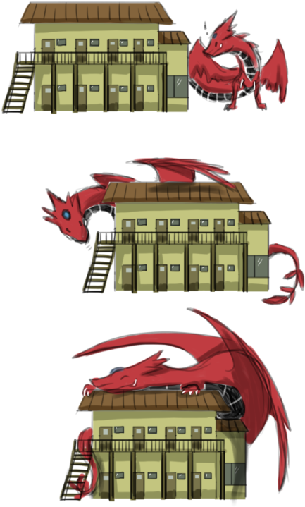 What If The Gods Decided To Adopt The Dorms As Their - Slifer The Sky Dragon (481x750), Png Download