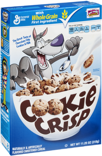 General Mills Cookie Crisp Cereal - Cookie Crisp Cereal Box (600x600), Png Download