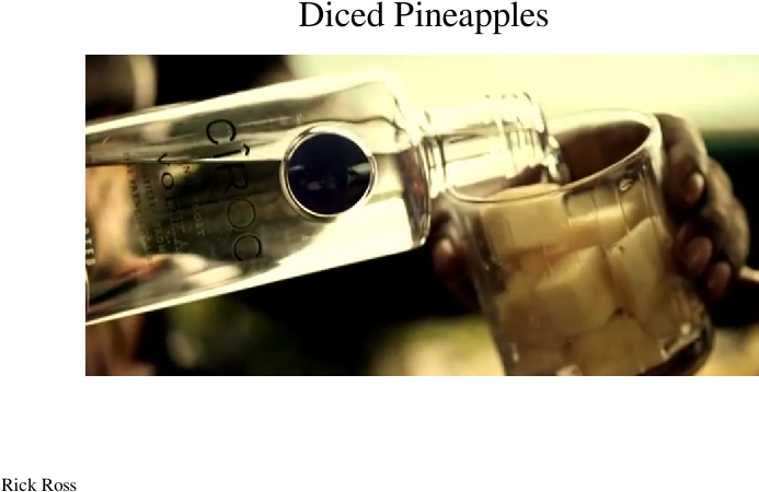 Diced Pineapples Sheet Music 1 Of 17 Pages - Sean Combs (850x1100), Png Download