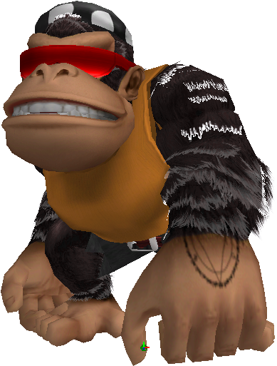 Of The Funky Kong Skin That Was Created On This Forrum, - Monkey (1364x757), Png Download