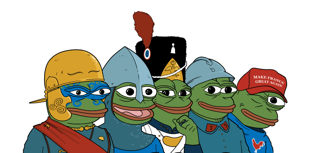 Jeff Kaplan Followed - French Pepe (1200x581), Png Download