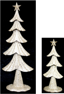 Gold Christmas Tree - Christmas Tree (353x500), Png Download
