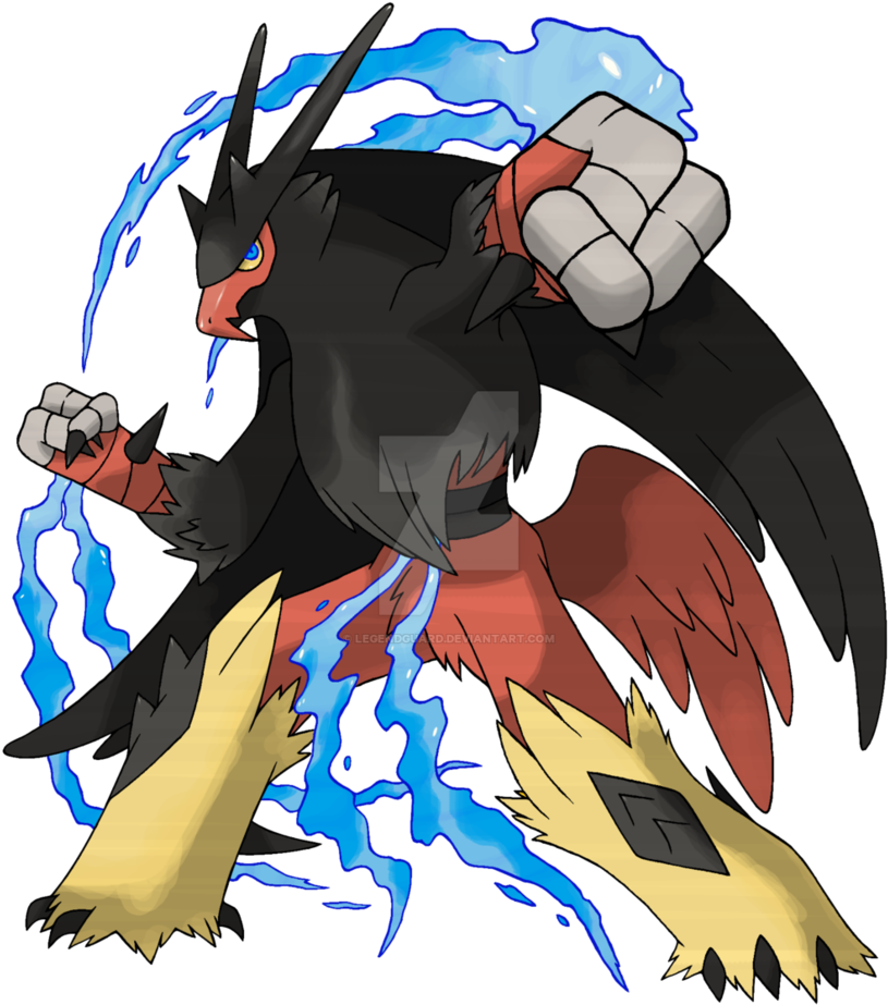 Pokemon Mega Blaziken Z (848x942), Png Download