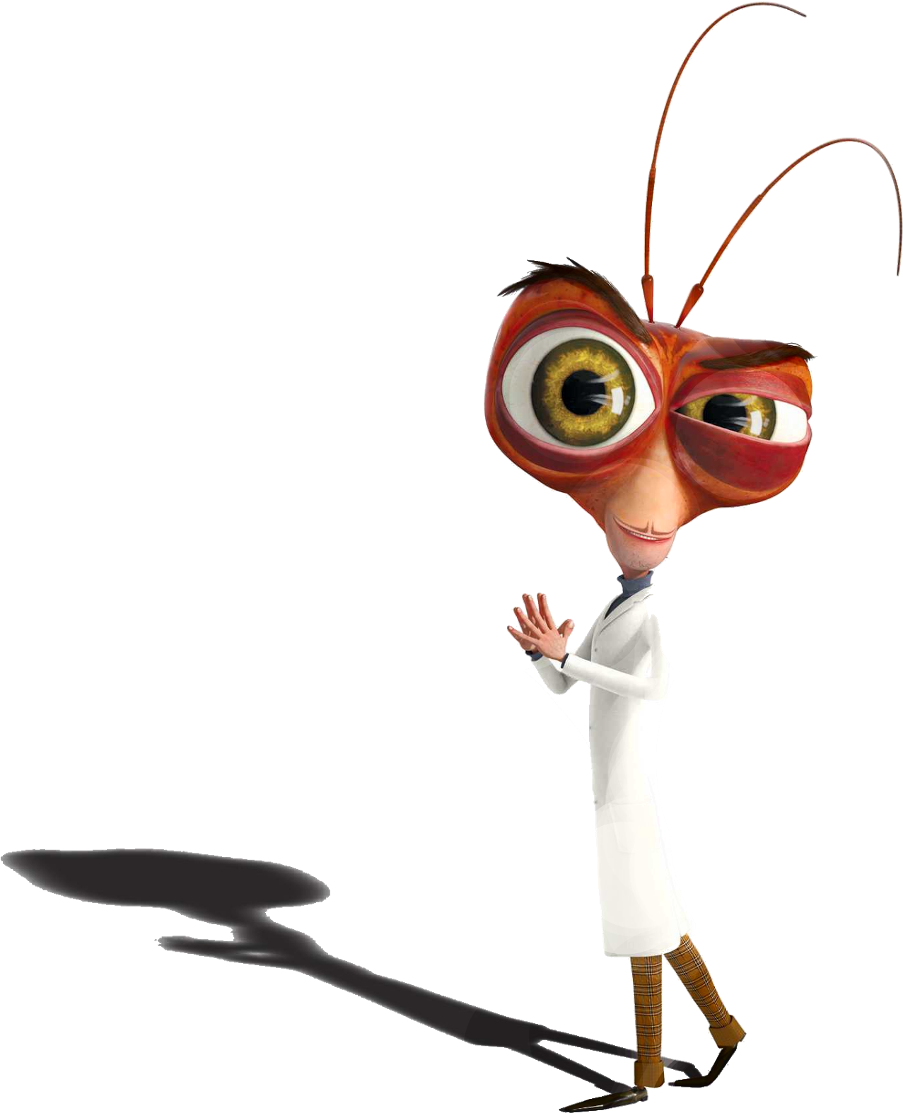 Png Monster Vs Aliens - Dr Cockroach Phd (1544x1600), Png Download