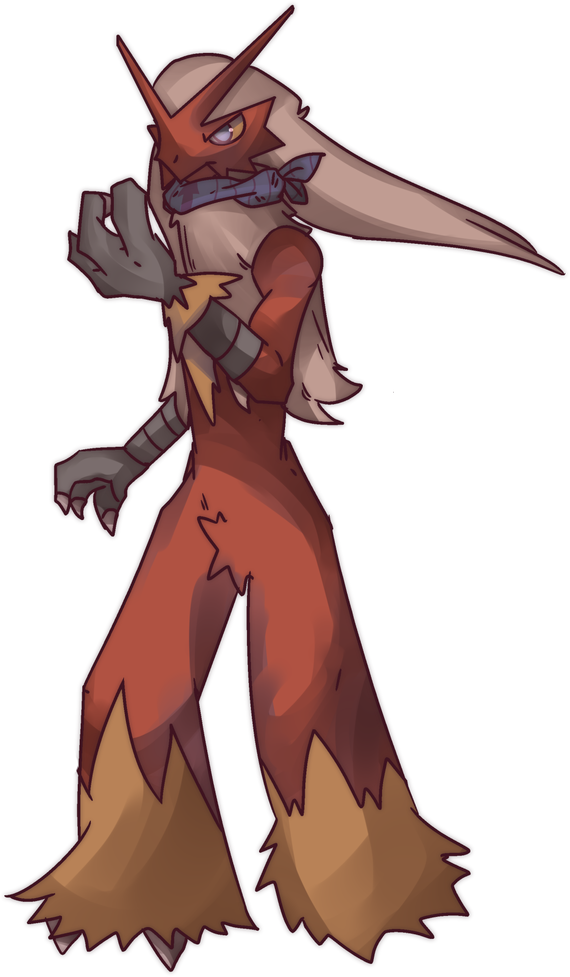 Custom Bursyamo - Combusken (1122x1920), Png Download