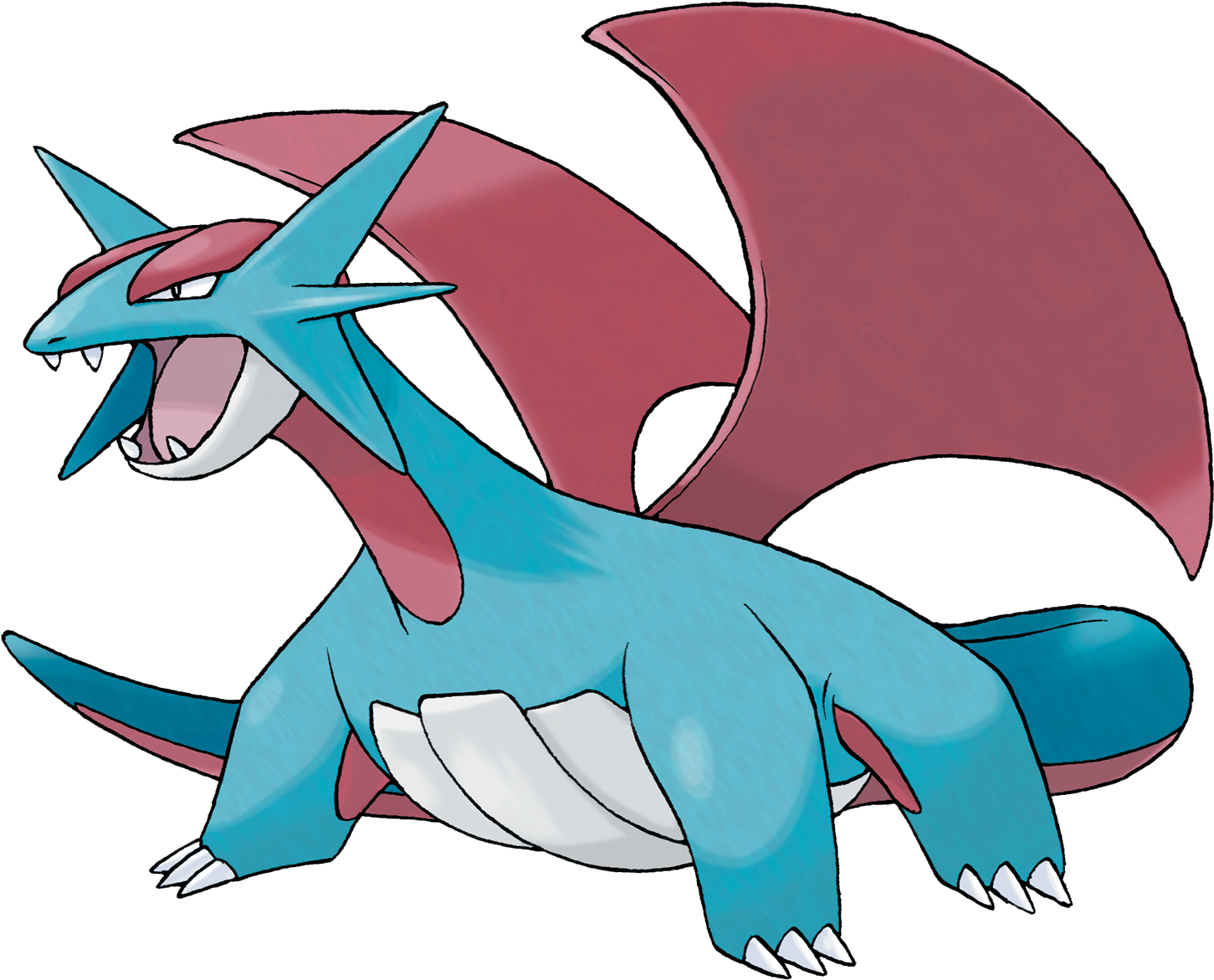 Theluma - Pokemon Salamence (1280x1280), Png Download